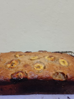 Una foto de Budín integral de banana
