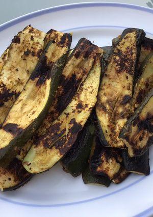 Une photo de Courgettes grillées pesto balsamique
