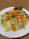 Bihun Siram rumahan ala "Solaria"