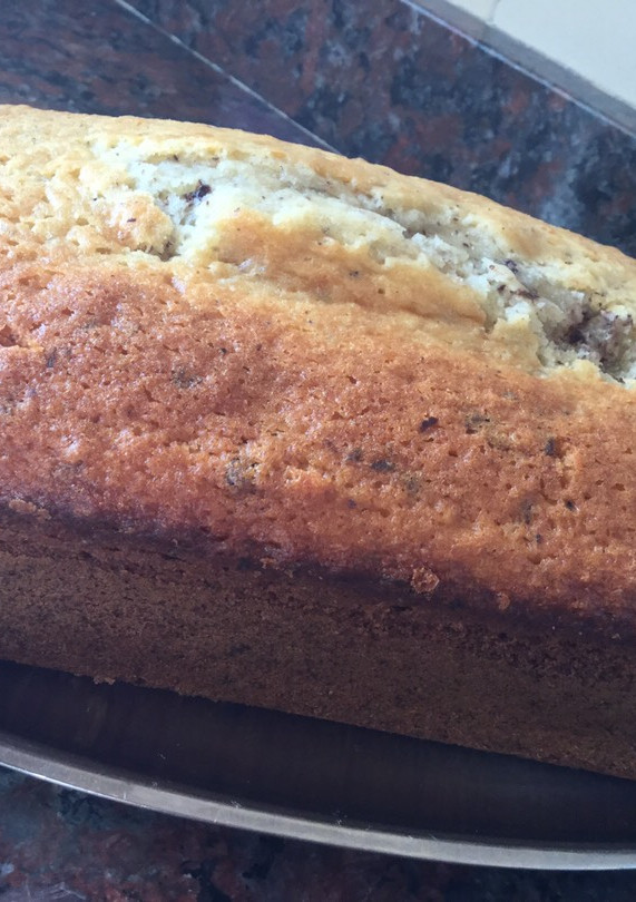 Una foto de Budín de vainilla con chips de chocolate