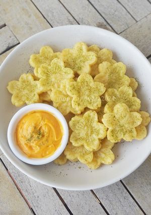 Foto resep Cheese Baked Potato Crisp