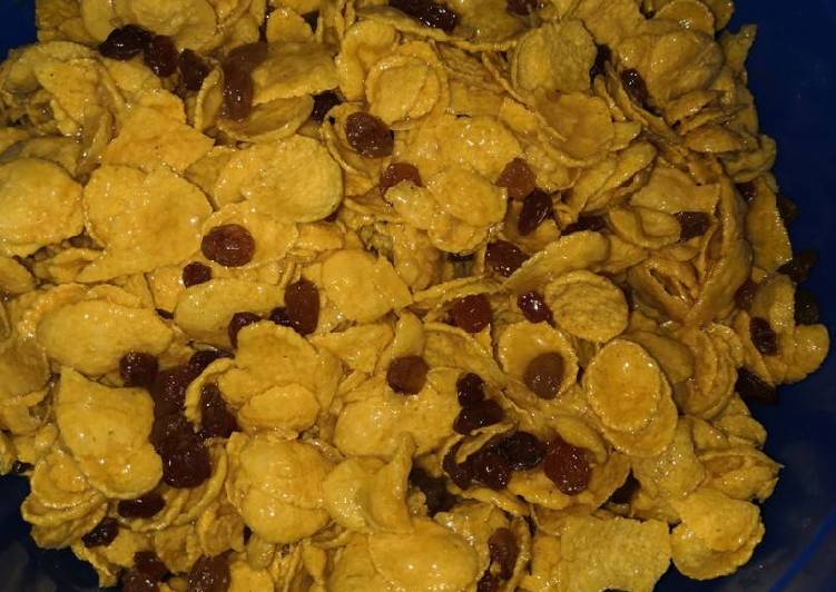 Cornflakes Madu 🌽 | Cemilan Sehat