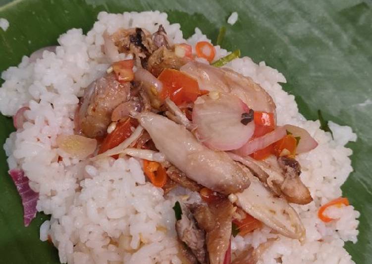10 Resep: Nasi Bakar Ayam Sambal Matah Ala Mayang Anti Gagal!