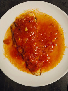 Una foto de Merluza en salsa