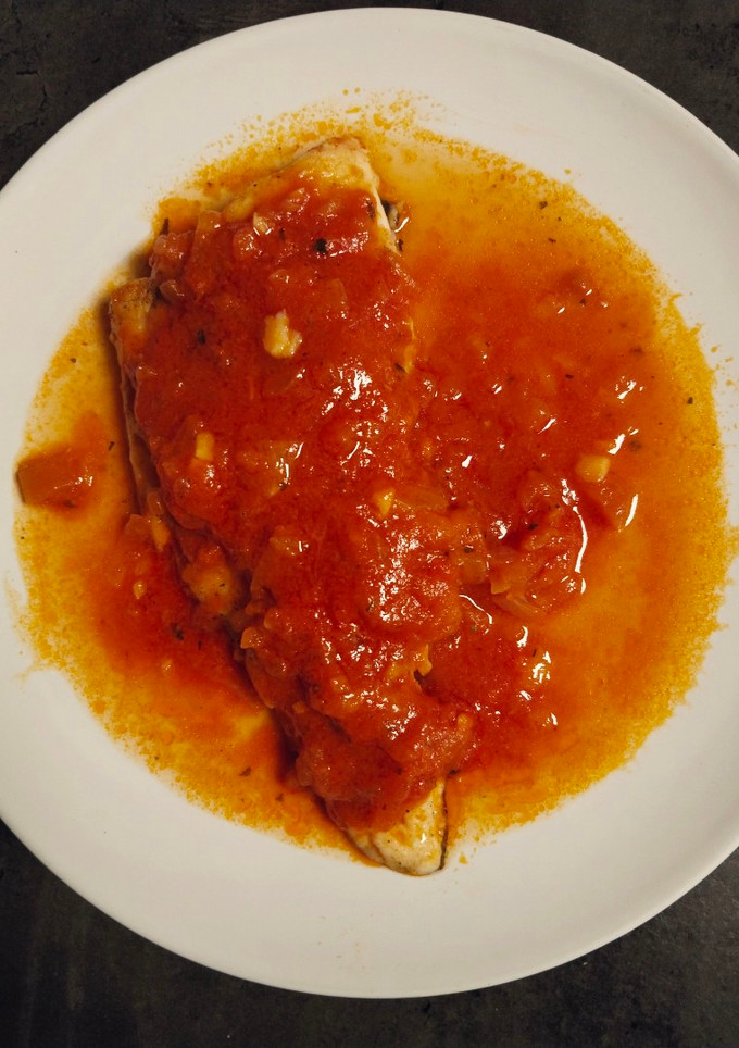 Una foto de Merluza en salsa