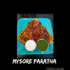 A picture of Mysore paratha.