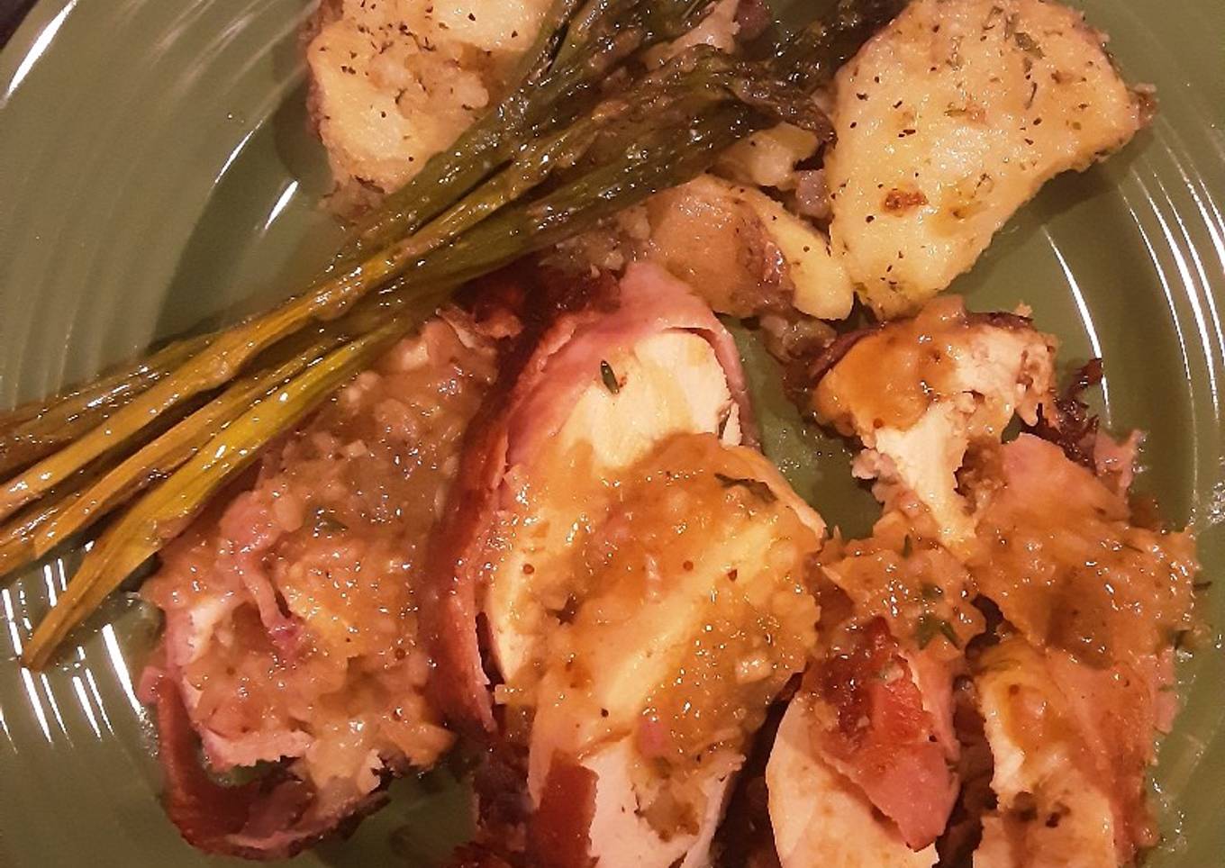 Inside out Chicken Cordon Bleu