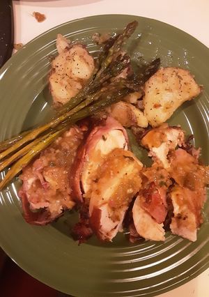 A picture of Inside out Chicken Cordon Bleu.