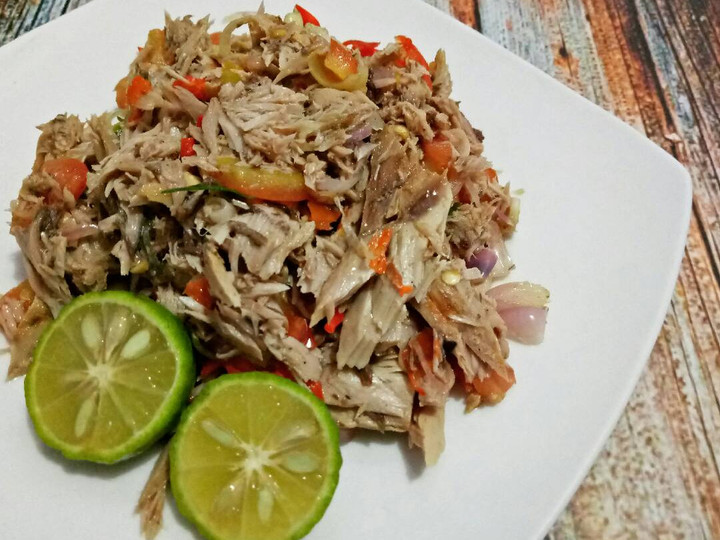 Resep Tuna asap sambal matah #rabubaru Enak