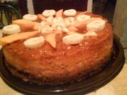 Una foto de flan de cajeta