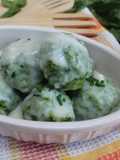 Canederli spinaci e salmone