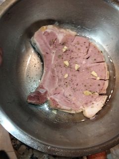 Una foto de Chuleta de Sajonia a la Semi vinagreta