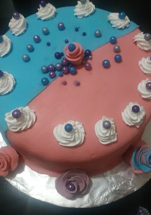 Una foto de Pastel con fondant