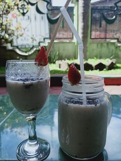 Foto resep Strawberry Smoothies Cream Cheese