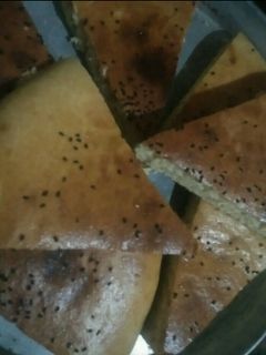 صورة لوصفة خبز الدار بالسميد الرطب☕ وبديل البيض