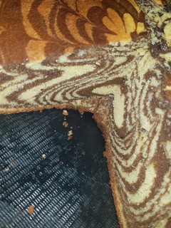 A picture of Zebra cake.