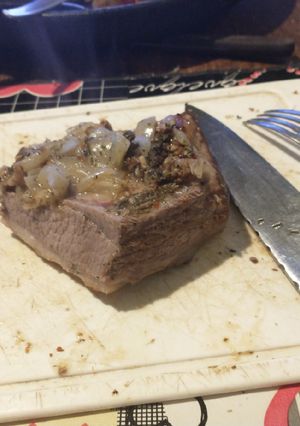 Una foto de Tapa de asado a la bolsa inyectada con leche