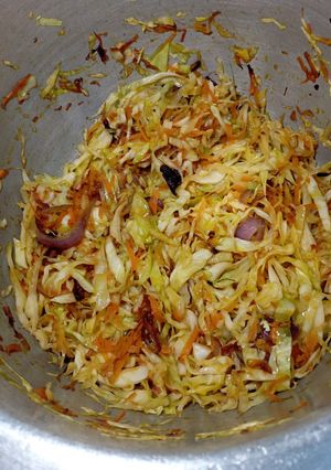 A picture of Steamed Cabbage.