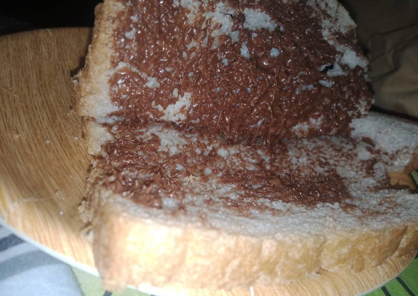 Nutella chocolate sandwich
