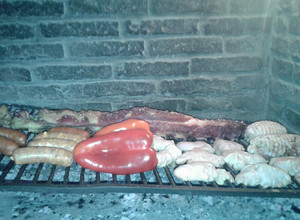 Una foto de Cena navideña