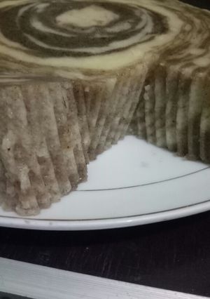 Foto resep Puding Zebra Kurma Coklat