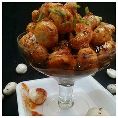 A picture of Makhana pickle.