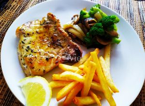 Foto resep Grilled Marlin With Thyme