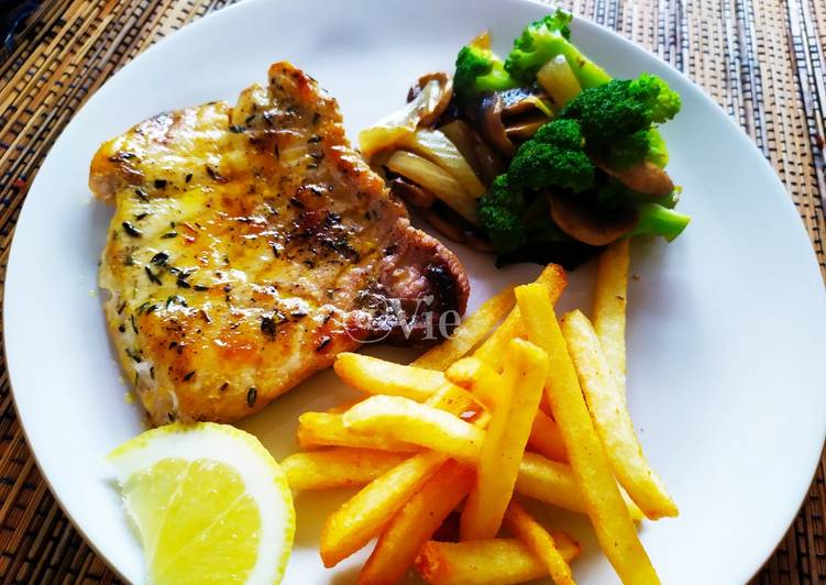 Grilled Marlin With Thyme