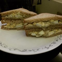 A picture of Mustard & Mayonnaise Egg Sandwich.