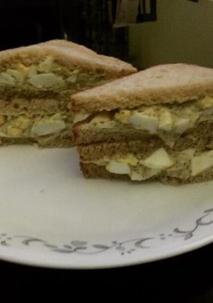 A picture of Mustard & Mayonnaise Egg Sandwich.