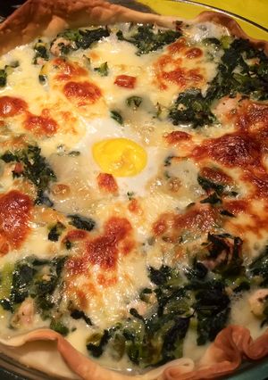 Una foto de Tarta de verduras y pollo