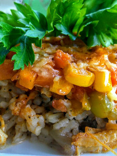 Una foto de Arroz con pollo de mi cocina!