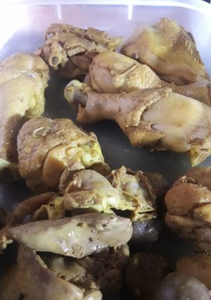 Foto resep 128. Ayam ungkep bumbu kuning