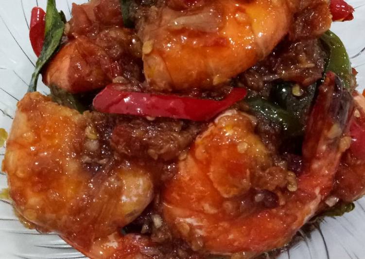 Resep Udang saus padang enak banget, Lezat
