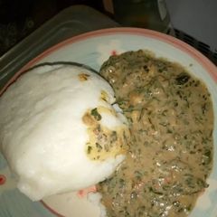 A picture of Moringa soup.
