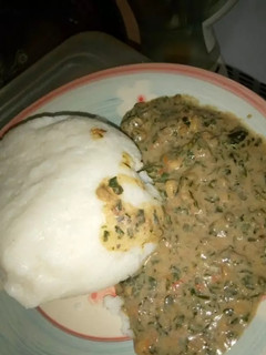 A picture of Moringa soup.