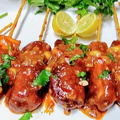 A picture of Paneer Satay.