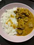 Pollo al curry casero