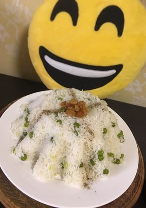 صورة لوصفة أرز بالبازلا سادة