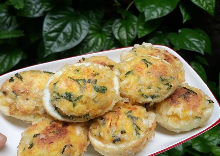 Cara Membuat Perkedel telur 1 jadi 2 yang Lezat