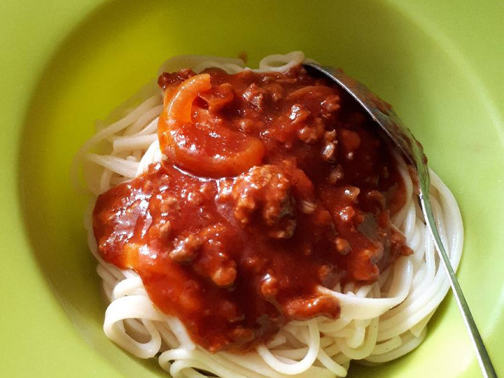 Bagaimana Menyiapkan Saos spageti bolognaise yang Enak Banget