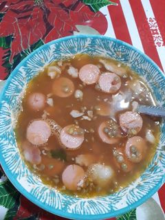 Una foto de Sopa de lentejas 🥣🥰