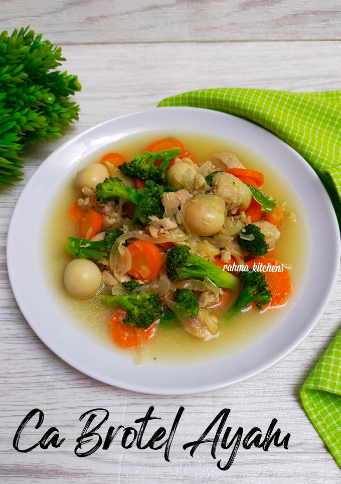 Foto resep Ca Brotel Ayam [Brokoli Wortel Telur Ayam]