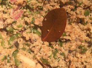 Una foto de Risotto de Quinoa y Vegetales