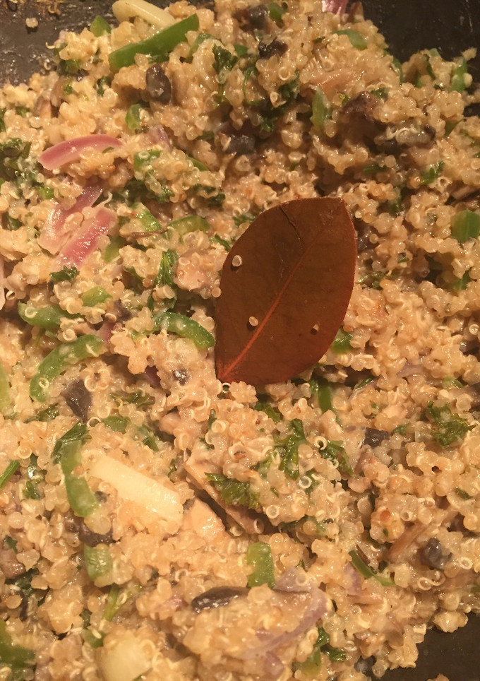 Una foto de Risotto de Quinoa y Vegetales