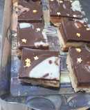 Cuadritos de caluga y chocolate