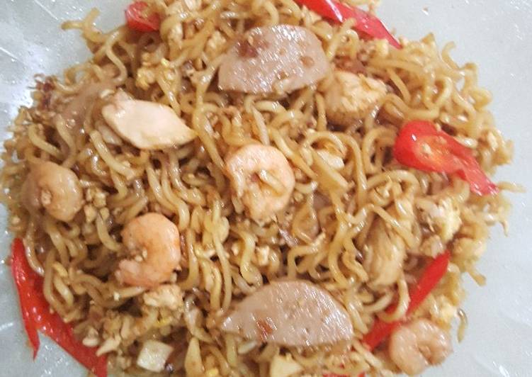 Cara Gampang Menyiapkan Mie goreng indomie, Lezat Sekali