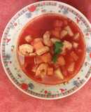 Caldo de camarón (sencillo)