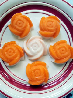 A picture of Mango Panna Cotta!.