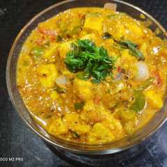 A picture of ढाबा स्टाइल कढ़ाई पनीर (Dhaba style kadai paneer recipe in hindi).
